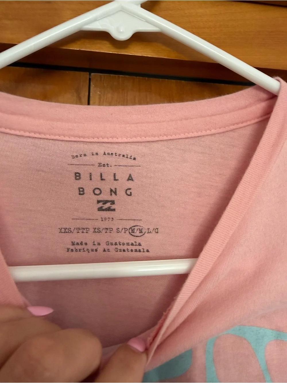 Billabong kids Pink Graphic Flower Tee